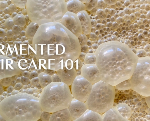 Fermentation in hair and skin care products